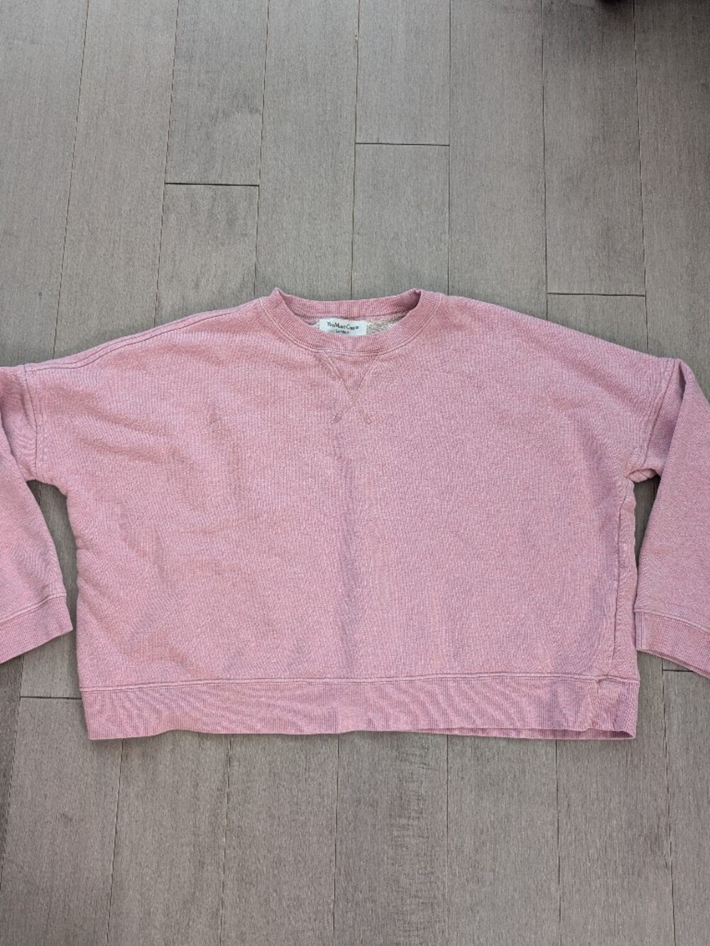 YMC You Must Create London Pink Cropped Pullover Sweatshirt Size small